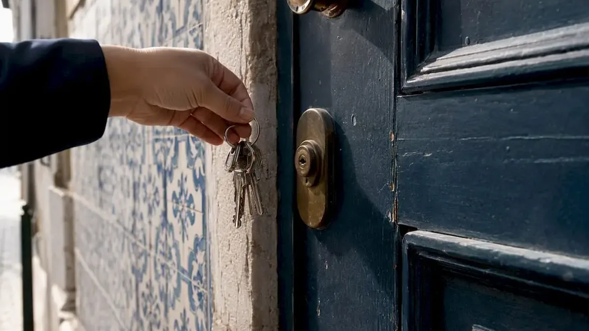 Prédio de apartamentos em Lisboa ao fim da tarde, exemplo da atualização de rendas 2026
