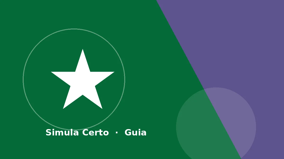 Ilustração temática do Guia do IRS Jovem, com uma estrela sobre fundo verde e violeta